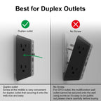 Multi Plug Wall Outlet Surge Protector with 6-Outlet & 4 USB Ports(2USB-C)