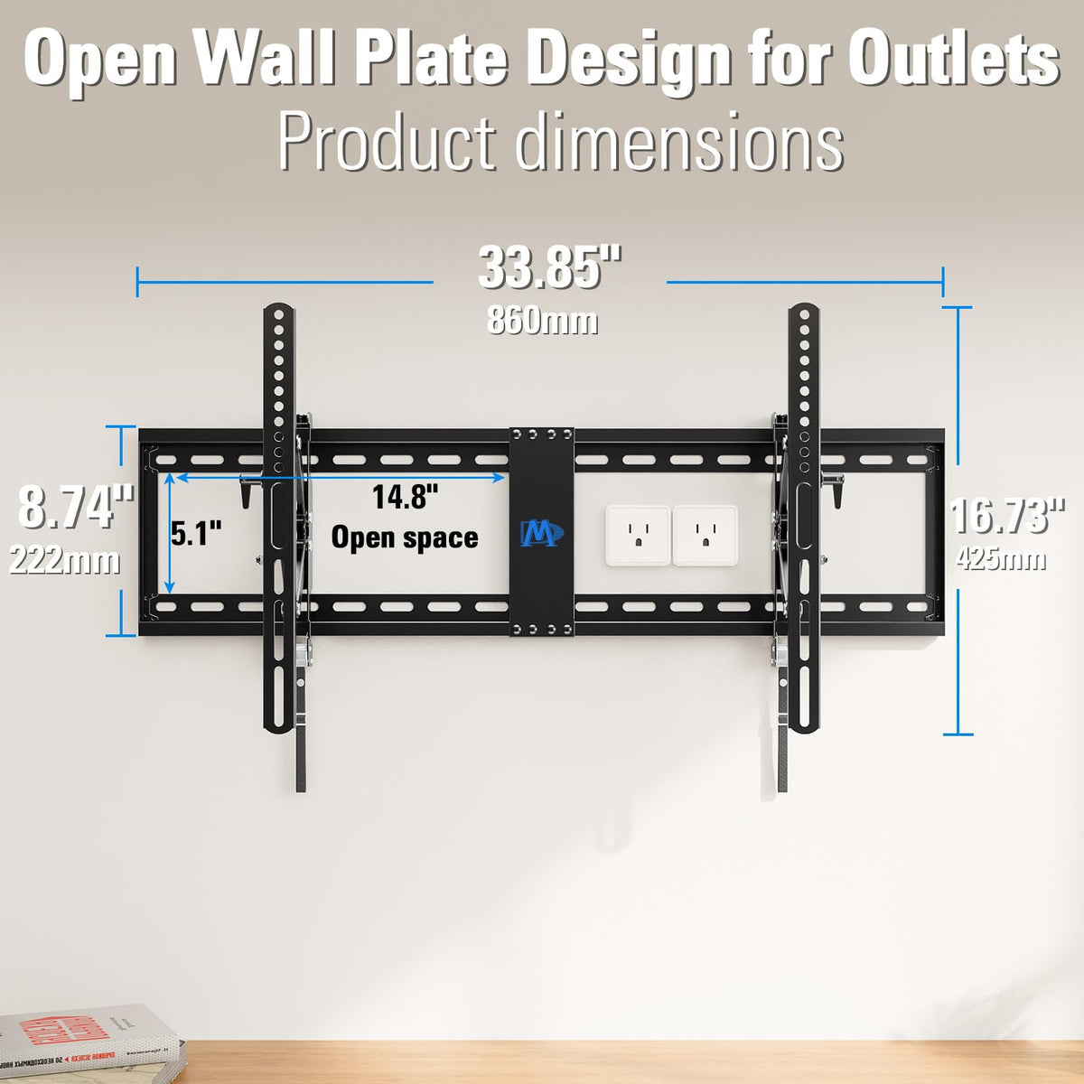 Mounting Dream Fixed TV Wall Mount Bracket for Most 17-42'' Flat Screen TV