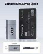Acer SD Card Reader, USB C & USB 3.0 Memory Card Reader Adapter
