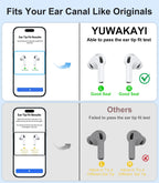 3 Pairs Replacement Ear Tips for AirPods Pro 2nd & 1st(Small, Black)