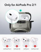 ESR for AirPods 5/4 Case, Compatible with MagSafe, Drop-Proof Lock, Black