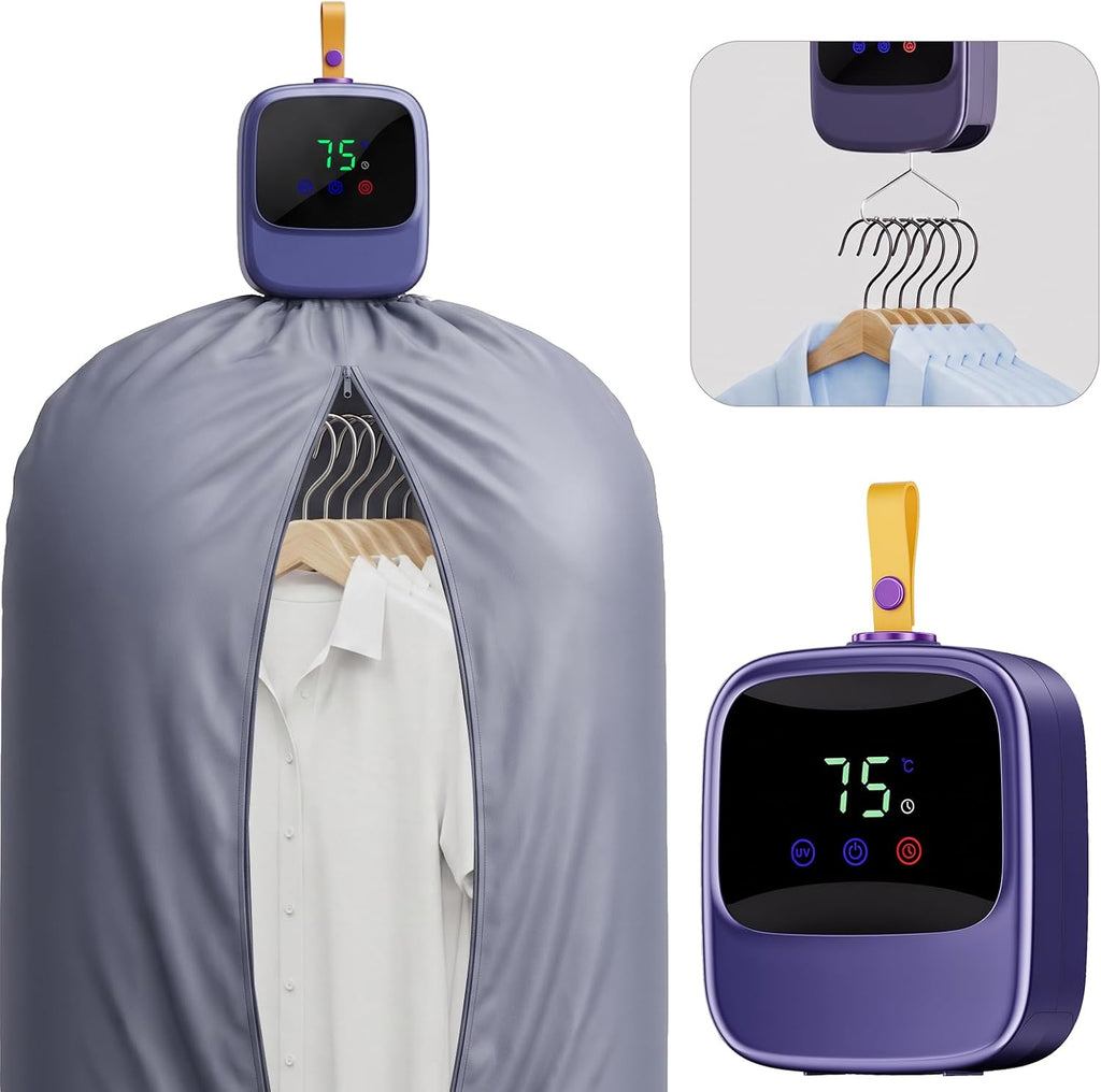 Portable Clothes Dryer, Compact Dryer for Apartments, Dorms, RVs & Travel