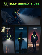 Running Lights for Runners, 500LM Chest Running Light with 7 Modes