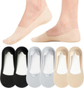 No Show Trainer Socks Womens, Non Slip Invisible Socks for Ladies