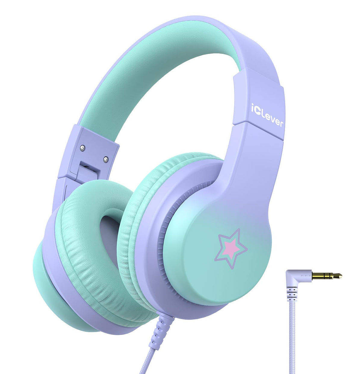 iClever HS19 Kids Headphones with Cord, Toddler Headphones for Boys Girls