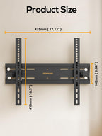 IWORKBOARD 55 65 75 85 inch Tilting TV Wall Mount for 32-90 '' TVs, Low Profile TV Mount Bracket, Safe Lock & Quick Release,Max VESA 600x400mm, 24 inch Studs,132 lbs, Fit Most 55+ 75+ 85+ 86 TVs