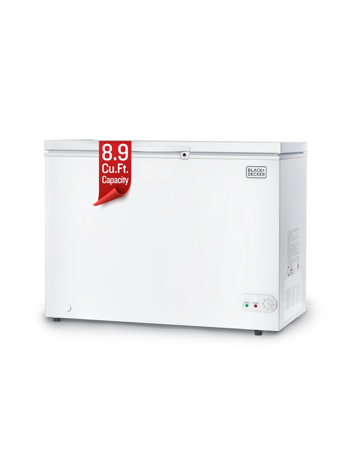 BLACK+DECKER 2.0 Cu. Ft. Compact Chest Freezer, BCFK206, White