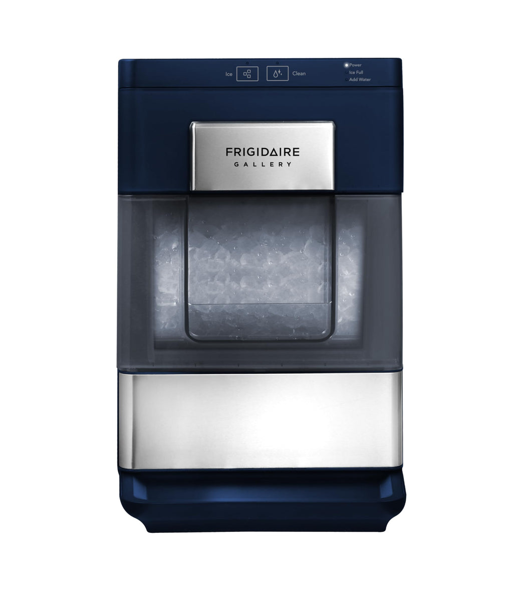 FRIGIDAIRE Gallery Countertop Crunchy Chewable Nugget Ice Maker, 33lbs per Day, Auto Self Cleaning, Grey