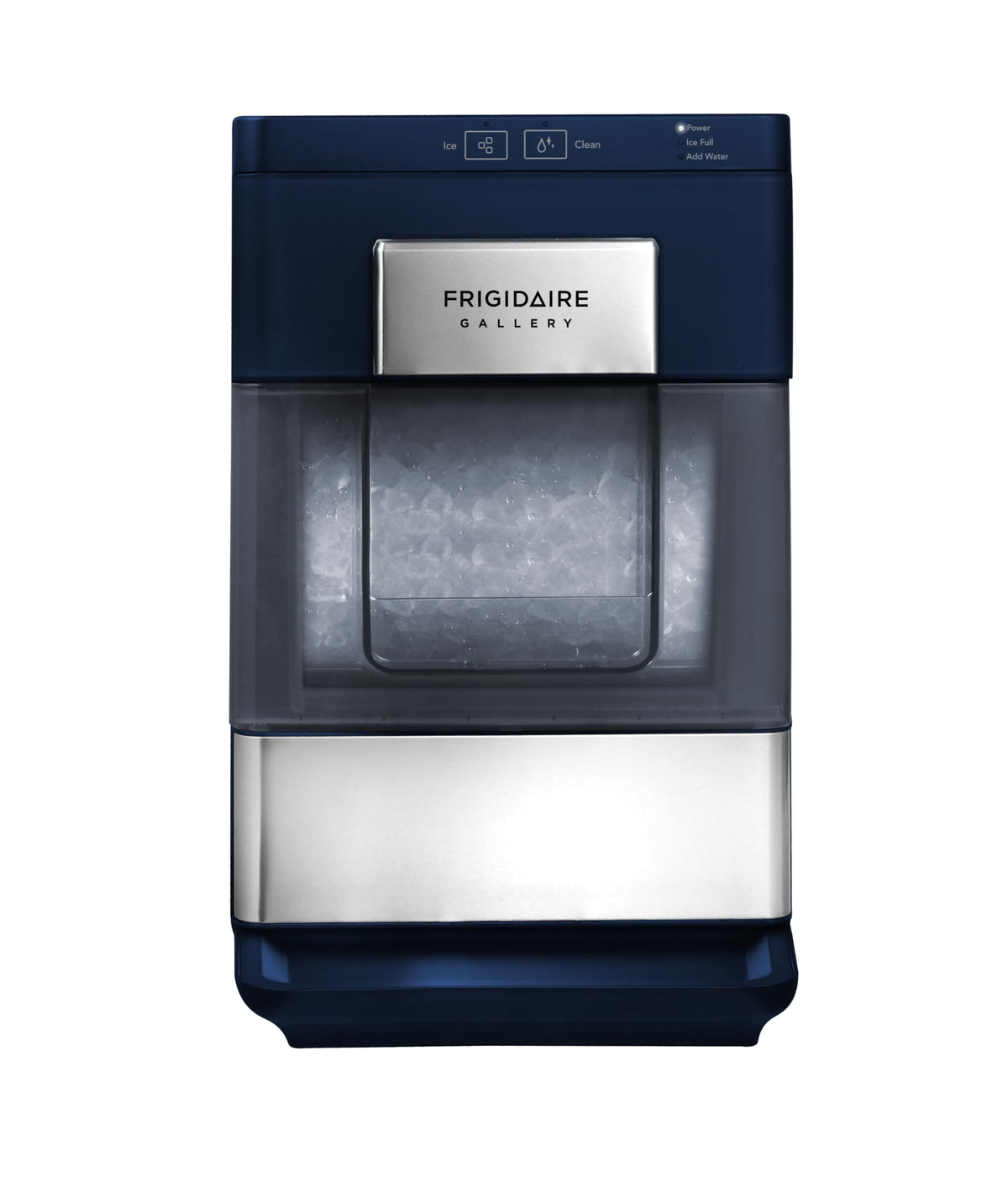 FRIGIDAIRE Gallery Countertop Crunchy Chewable Nugget Ice Maker, 33lbs per Day, Auto Self Cleaning, Grey
