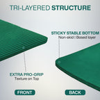 XN8 Sports Yoga Mat 10mm & 15mm Thick NBR Exercise Mat with Carry Strap
