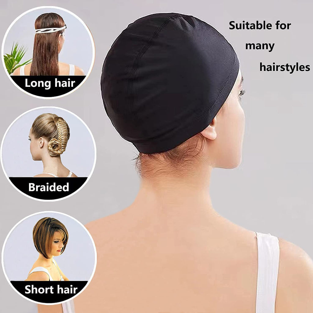 2 Swimming Caps for Kids Girls Boys Adult Light Swimming Cap Swim Hats Kid