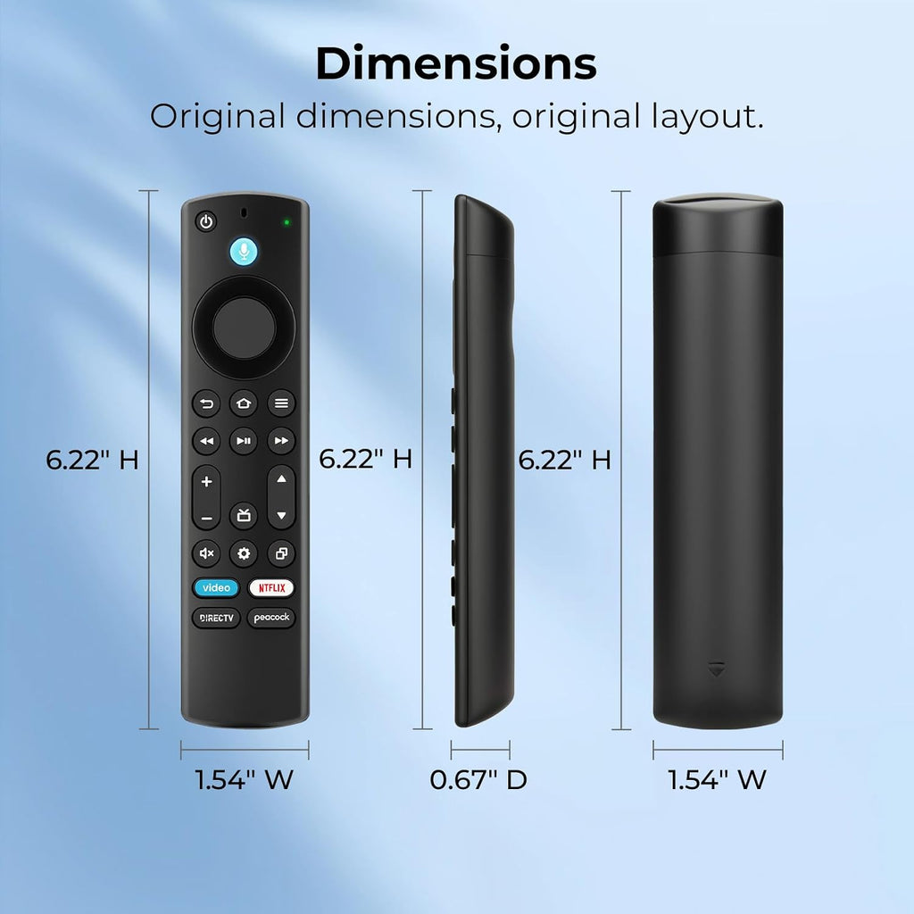 Replacement Remote for Fire Smart TV, with Voice Control