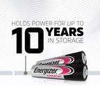 Energizer Advanced AA Batteries (12 Pack) up to 100% Longer Lasting