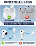 5 Pairs Replacement Ear Tips for AirPods Pro 3 (White)