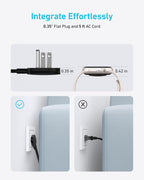 Anker Power Strip with 300J Surge Protector, 5ft Outlet Extender, 20W, 6AC