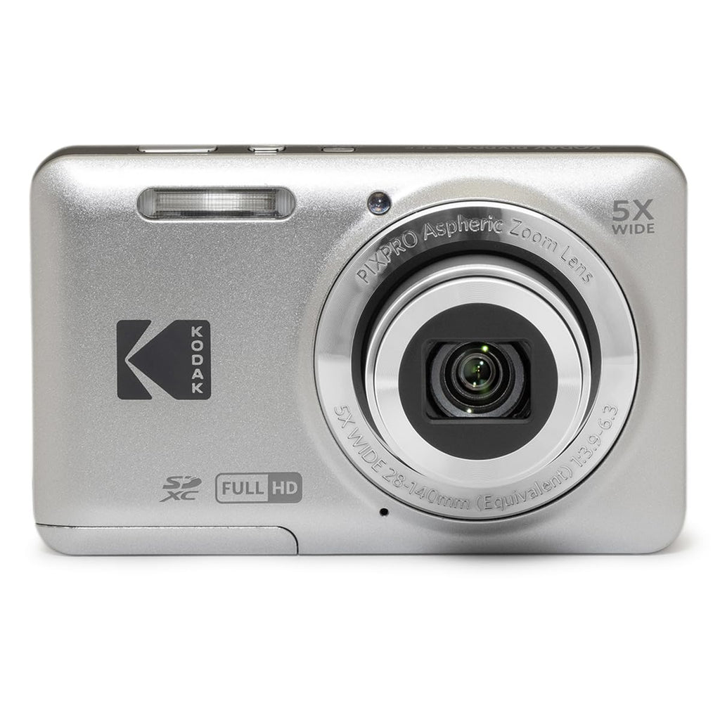 KODAK PIXPRO FZ55 16MP Compact Digital Camera, 5X Optical Zoom, Black