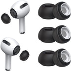 3 Pairs Replacement Ear Tips for AirPods Pro 2nd & 1st(Small, Black)
