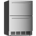 Antarctic Star 18L Mini Fridge Cooler 24Can, Beverage Refrigerator with Quiet Compressor, LED Light,Freestanding Small Fridge with Electronic Temperature Control for Home and Bar(40-61 ℉)