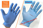 200 Disposable Nitrile Gloves Medium Blue – Medical Examination Powder-Free Latex-Free Strong Durable Tear-Resistant for Healthcare, Dental, Food, Cleaning, Automotive & Industrial Use (Medium)