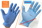 200 Disposable Nitrile Gloves Medium Blue – Medical Examination Powder-Free Latex-Free Strong Durable Tear-Resistant for Healthcare, Dental, Food, Cleaning, Automotive & Industrial Use (Medium)