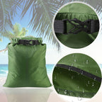 kuou 5 Pack Waterproof Dry Bags, 1.5L-6L, Lightweight, Black