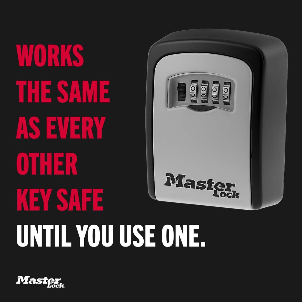 Master Lock Key Safe Wall Mounted, Medium, Outdoor