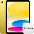 Apple iPad 11-inch: A16 chip, 11-inch Model, Liquid Retina Display, 128GB, Wi-Fi 6, 12MP Front/12MP Back Camera, Touch ID, All-Day Battery Life — Yellow with AppleCare+ (2 Years)