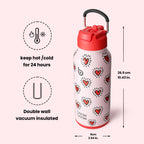 BOTTLE BOTTLE Stainless Steel Bottle with Straw and Pill Box