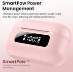 TOZO NC9 Hybrid Active Noise Cancelling Wireless Earbuds, 60H, LED Display