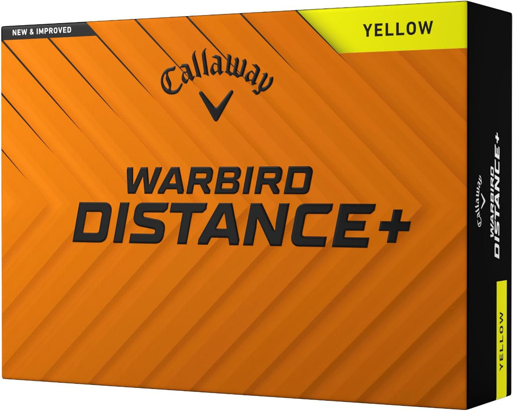 Callaway Golf Warbird Distance+ Golf Balls 2025 (12 and 24 Ball Pack)