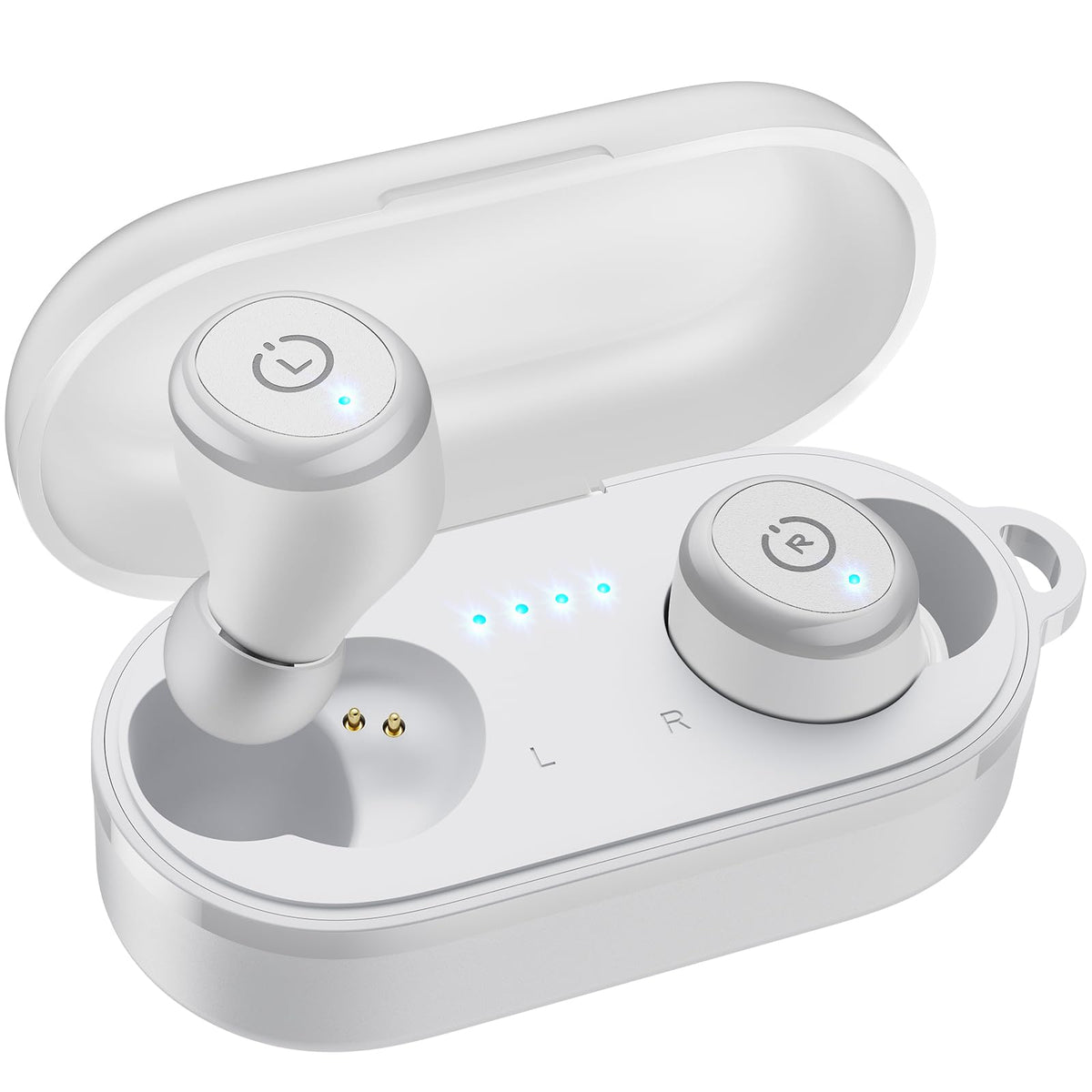 TOZO T10 Wireless Earbuds Powerful Bass Stereo Wireless Charging, APP, IPX8
