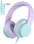 Candy Bila Wired Kids Headphones for School, Over-Ear for Boys Girls