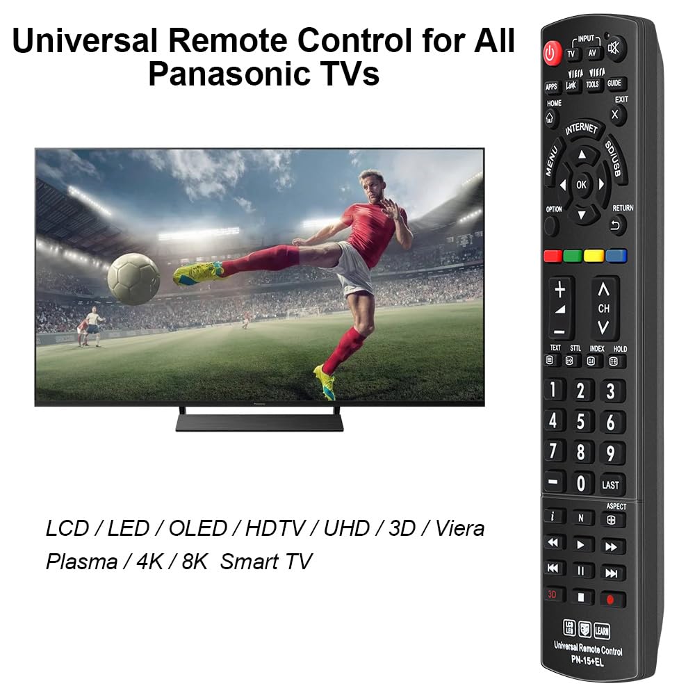 for Samsung-Smart-TV-Remote-Replacement, Universal for All Samsung TVs (BN59-01315A)