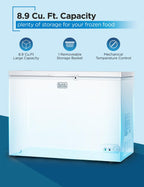 BLACK+DECKER 2.0 Cu. Ft. Compact Chest Freezer, BCFK206, White