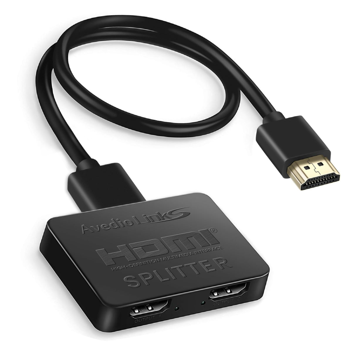 avedio links 4K@60Hz HDMI Splitter 1 in 2 out, Mirror Same Screen Only