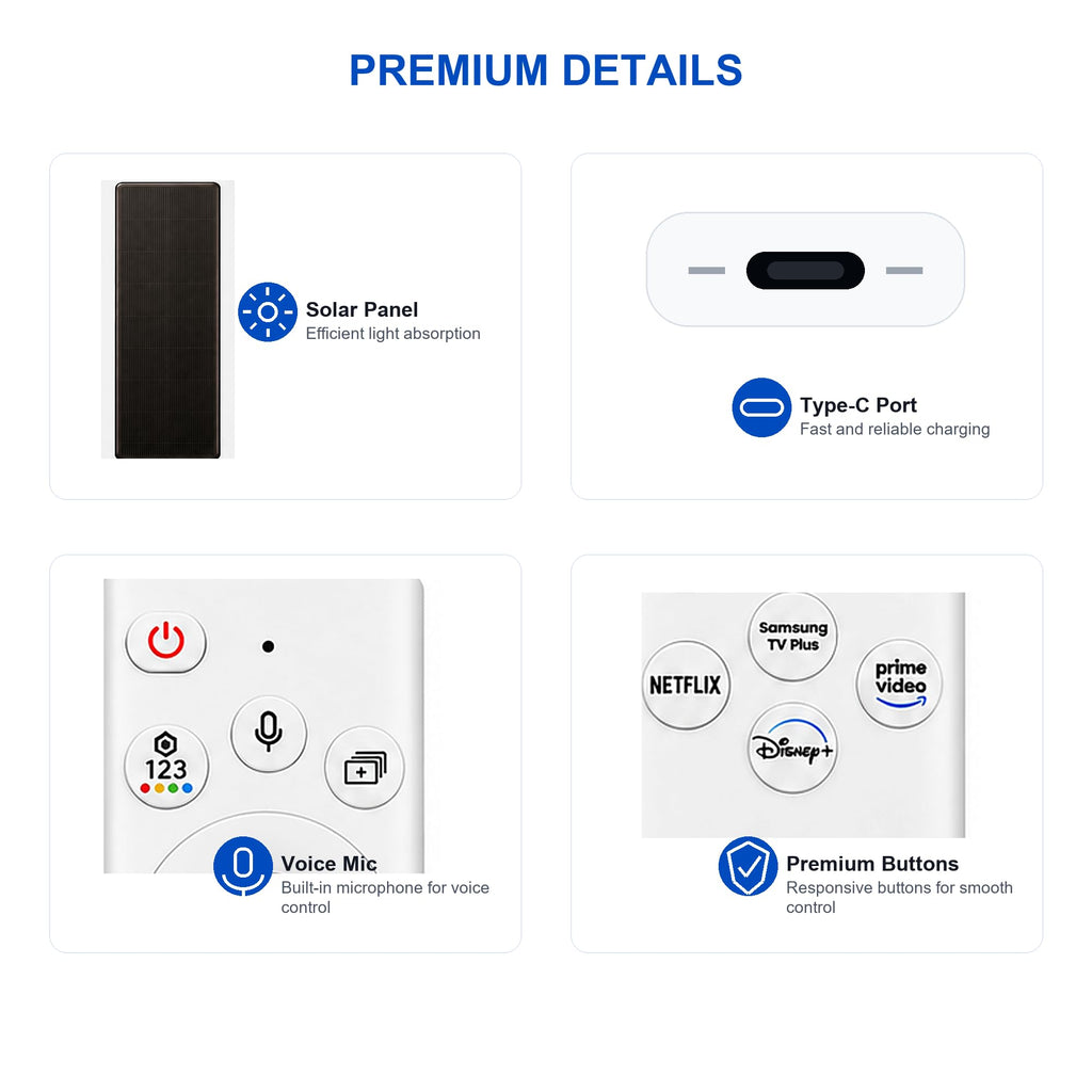 2-Pack Replacement Remote for Roku TV, Compatible with TCL, Onn, Hisense, Sharp, Philips, RCA, Insignia and Other Roku TVs, No Setup Required