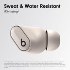 Beats Studio Buds + | True Wireless Noise Cancelling Earbuds, Enhanced Apple & Android Compatibility, Built-in Microphone, Sweat Resistant Bluetooth Headphones, Spatial Audio - Black/Gold