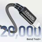 RAVIAD USB C to Lightning Cable Short 0.15M [MFi Certified] iPhone Charger