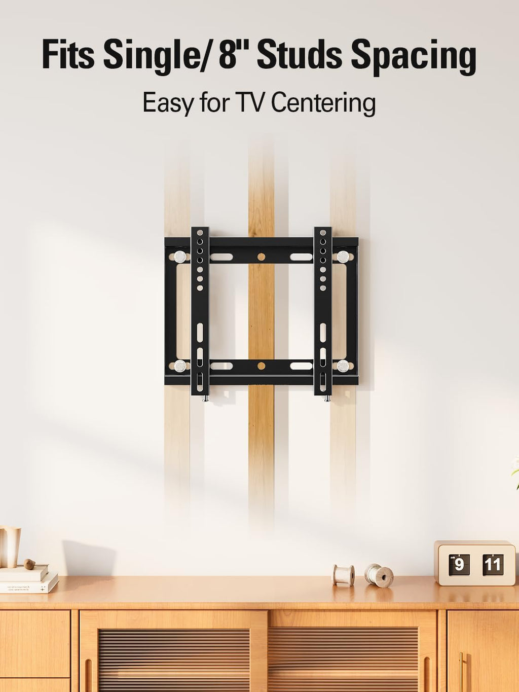 Mounting Dream Fixed TV Wall Mount Bracket for Most 17-42'' Flat Screen TV