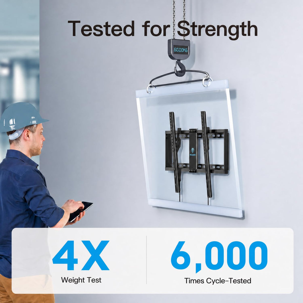 PERLESMITH Tilting TV Wall Mount for 23–60 inch TVs up to 115 lbs