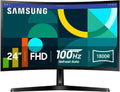 Samsung 24" Essential S3 (S36GD) Series FHD 1800R Curved Computer Monitor