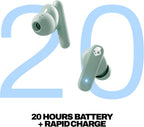 Skullcandy Smokin’ Buds Wireless Noise Isolating Earbuds - Preppy Sage