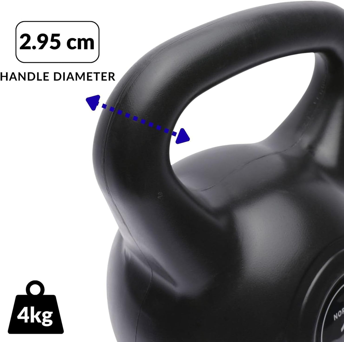 NORTHERN Vinyl Kettlebell 2kg-14kg - Strength Training Weight