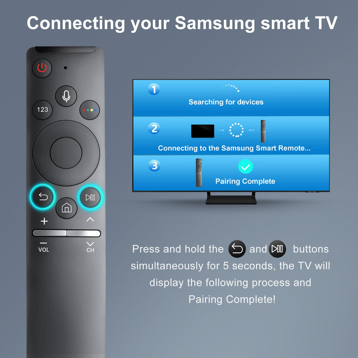 Universal Backlit Remote for LG Smart TV Remote Control Replacement