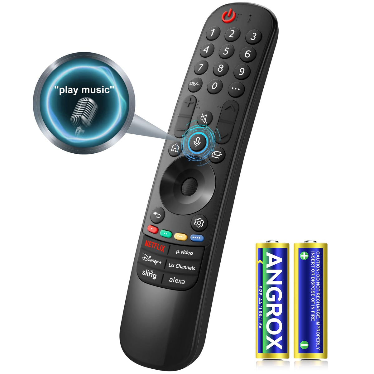 Universal Backlit Remote for LG Smart TV Remote Control Replacement