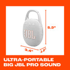 JBL Clip 5 - Ultra-Portable Waterproof Speaker - Sand