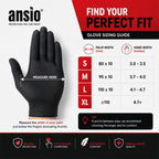 ANSIO Black Nitrile Latex Free Disposable Gloves Small, 100 Pack