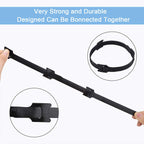 Nettbe 60 PCS 6 Inch Adjustable Cable Ties, Reusable Cord Management Straps