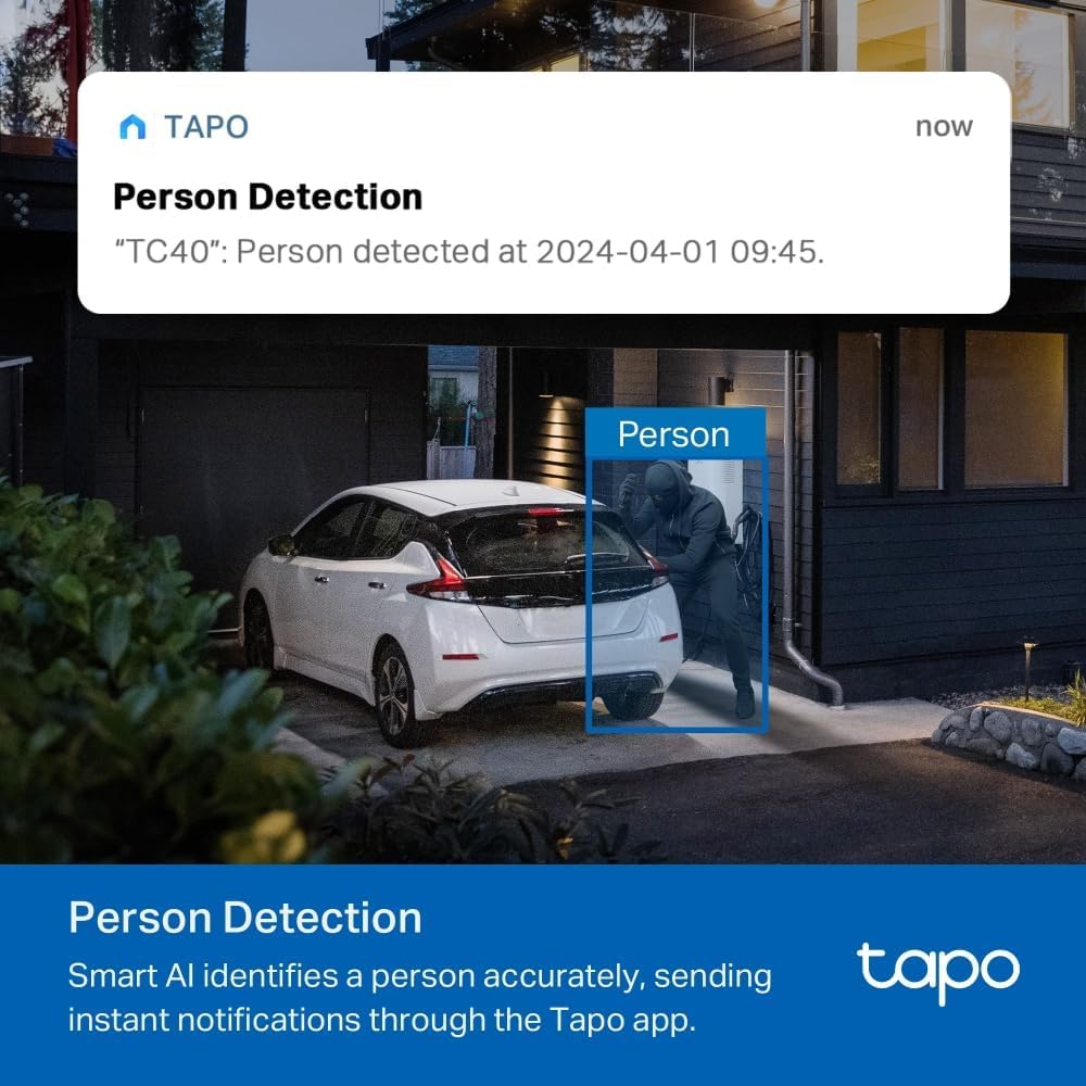 Tapo TC40 Full HD Pan/Tilt Outdoor Security Camera CCTV Camera 360° View