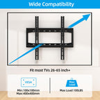 HOME VISION Heavy Duty Tilt TV Wall Mount for 32-86 Inch Flat/Curved Screen